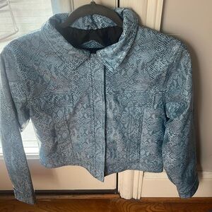 KC collections, faux leather jacket